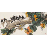 【已售】王永剛 四尺《萬事如意》 國家一級美術(shù)師（詢價(jià)）