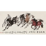王向陽 四尺《雄風(fēng)萬里 馬到成功》 中國美術(shù)家協(xié)會(huì)會(huì)員（詢價(jià)）