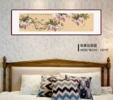 【已售】皇甫小喜 四尺對(duì)開(kāi)《花蔓宜陽(yáng)春》 河南著名花鳥(niǎo)畫(huà)家