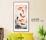 【已售】周升達 三尺《富貴久魚》 中國畫院國畫組長（詢價）