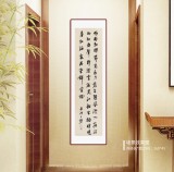 王福之 四尺對(duì)開(kāi)《春夜喜雨》 北京王羲之書(shū)法研究院院長(zhǎng)
