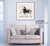 【已售】王向陽 四尺斗方《風(fēng)雨同舟》 中國美術(shù)家協(xié)會會員