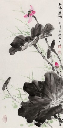 【已售】鄒本財(cái) 四尺三開《和風(fēng)惠暢》 公主嶺市美協(xié)常務(wù)副主席