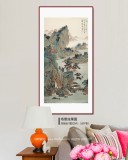 【已售】吳顯剛 四尺《春山攬勝圖》 貴州七星關美協(xié)主席