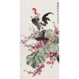 【已售】鄒本財(cái) 三尺《春曉圖》 公主嶺市美協(xié)常務(wù)副主席