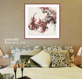 【已售】鄒本財(cái) 四尺斗方《梅開(kāi)知己圖》  公主嶺市美協(xié)常務(wù)副主席