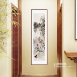 【已售】曹建濤 四尺對(duì)開《問禪》 獨(dú)具特色水墨人物畫家