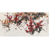 鄒本財(cái) 四尺《沐浴春風(fēng)里》 公主嶺市美協(xié)常務(wù)副主席