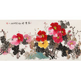 黃藝 四尺《富貴神仙》 吉祥家居風(fēng)水畫