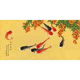 凌雪 四尺《吉利有余》 北京美協(xié)會(huì)員