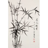 【已售】何華賢 四尺三開《清風(fēng)搖曳》 潁淮書畫名家