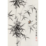 【已售】何華賢 四尺三開《直上云霄》 皖北著名書畫家