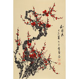 何華賢 四尺三開《和月香》 潁淮書畫名家