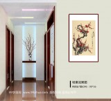 何華賢 四尺三開《和月香》 潁淮書畫名家