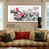 【已售】曲逸之 四尺《富貴白頭》 河南省著名花鳥畫家