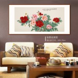 限時(shí)特惠訂制 / 凌雪四尺《花開富貴》(橫、豎任選)