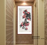 【已售】朱祖義 四尺荷花圖《多福多壽德高吉祥》 中國(guó)老子書(shū)畫(huà)院副院長(zhǎng)