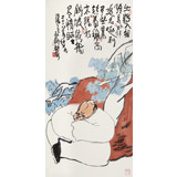 王永剛 禪意人物《閑逸圖》 國家一級美術(shù)師