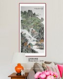 廖崧越 四尺《鄉(xiāng)水長(zhǎng)裊三千夢(mèng)》 廣西桂林美協(xié)會(huì)員