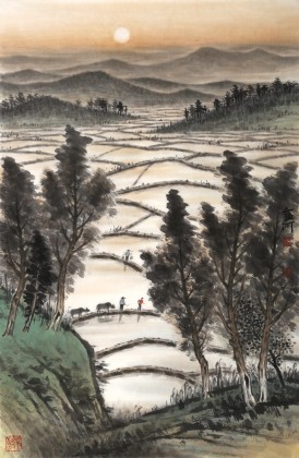 劉金河 《晚晴》中美協(xié)會(huì)員 （詢價(jià)）