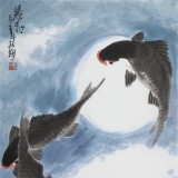 王永剛 三尺六順圖《騰飛》 78歲國(guó)家一級(jí)美術(shù)師