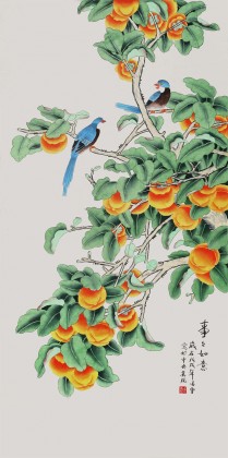 【已售】凌雪 四尺《事事如意》 北京美協(xié)會(huì)員