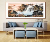 【已售】楊銘昌 小六尺《源遠(yuǎn)流長》 安徽山水畫研究協(xié)會理事