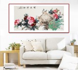 程勇亮 四尺《國花神韻》 河南省美協(xié)會員