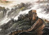 【已售可定制】李碧峰 小八尺《長城萬里圖》 中國書畫家協(xié)會(huì)理事