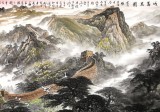 【已售可定制】李碧峰 小八尺《長城萬里圖》 中國書畫家協(xié)會(huì)理事