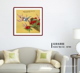 【已售】凌雪 四尺斗方《春花爛漫》 北京美協(xié)會(huì)員