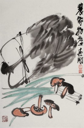 【已售】崔春剛 吉祥風(fēng)水畫(huà) 農(nóng)家物產(chǎn)《百財(cái)圖》潛力中青年畫(huà)家