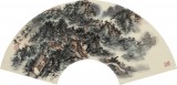 【已售】張建文 扇面《秋山煙林》 中美協(xié)會(huì)員 清華美院高研班導(dǎo)師