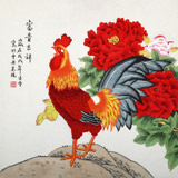 【已售】凌雪 四尺斗方《富貴吉祥》 北京美協(xié)會(huì)員