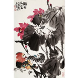 【已售】柳常學(xué) 四尺三開《和氣滿堂》 中國(guó)書畫家協(xié)會(huì)理事