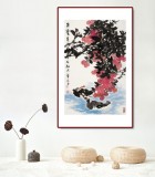 【已售】柳常學(xué) 四尺三開《果實(shí)累累》 中國(guó)美協(xié)會(huì)員