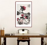 【已售】柳常學(xué) 四尺三開《得利圖》 中國美協(xié)會員