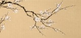【已售】皇甫小喜 四尺對開《梅花香自苦寒來》 河南著名花鳥畫家