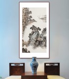 【已售】庾超然 三尺《觀帆圖》 黃鶴樓書畫院院長(zhǎng)