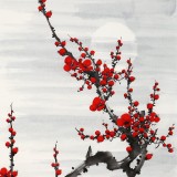 【已售】何華賢 三尺《寒香》 潁淮書畫名家