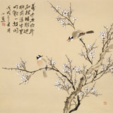 皇甫小喜 四尺斗方《春風(fēng)第一香》 河南著名花鳥畫家