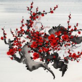 【已售】何華賢 三尺《梅花香自苦寒來》 潁淮書畫名家