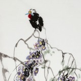 【已售】王永剛 指墨作品《望春》 國(guó)家一級(jí)美術(shù)師（詢價(jià)）