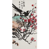 邢書波 《一枝春》喜上梅梢 中美協(xié)會(huì)員 清華美院創(chuàng)作班導(dǎo)師（詢價(jià)）