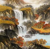 【已售】楊銘昌 小六尺《旭日東升》 安徽山水畫(huà)研究協(xié)會(huì)理事