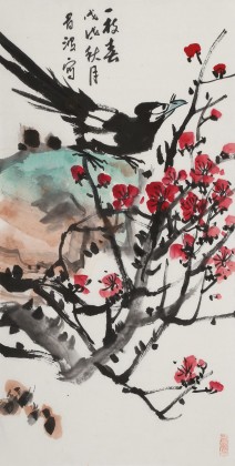 邢書波 《一枝春》喜上梅梢 中美協(xié)會(huì)員 清華美院創(chuàng)作班導(dǎo)師（詢價(jià)）