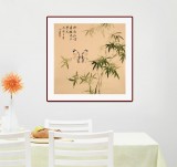 【已售】皇甫小喜 四尺斗方《喜鵲登枝》 河南著名花鳥畫家 	 【已售】皇甫小喜 四尺斗方《喜鵲登枝》 河南著名花鳥畫家 	 【已售】皇【已售】皇甫小喜 四尺斗方《竹影和詩瘦》 河南著名花鳥畫家