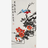 邢書波 《花動一山春》 中美協(xié)會員 清華美院創(chuàng)作班導(dǎo)師（詢價）