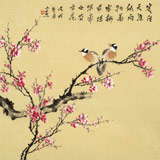 皇甫小喜 四尺斗方《報(bào)春圖》 河南著名花鳥畫家