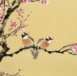 皇甫小喜 四尺斗方《喜梅報(bào)春》 河南著名花鳥(niǎo)畫(huà)家